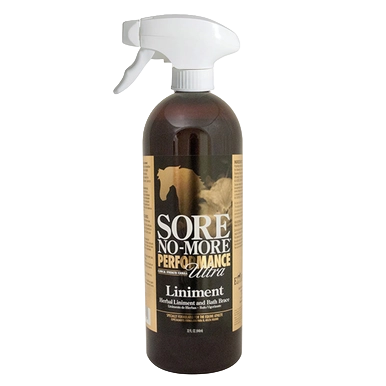 Sore No-More® Performance Ultra Liniment,"Brown spray bottle with white trigger nozzle"