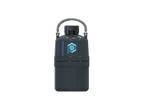 VS2-1 Vapor Shipper,"Dark cylindrical container with screw cap and metal handle"