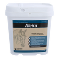 Aleira®,"White plastic tub with hinged lid and horse label"