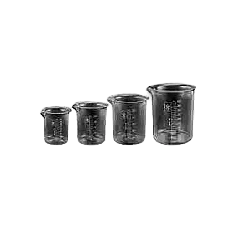 Polypropylene Graduated Beaker,"Four graduated beakers in assorted sizes"