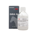 INRA 96 Extender,"Plastic bottle with white cap beside black product box"