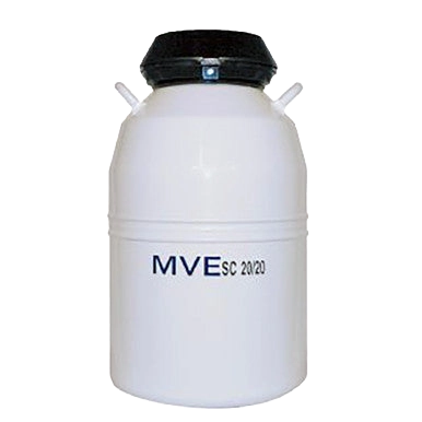 SC 20/20 Storage Tank,"White cylindrical storage tank with black lid"