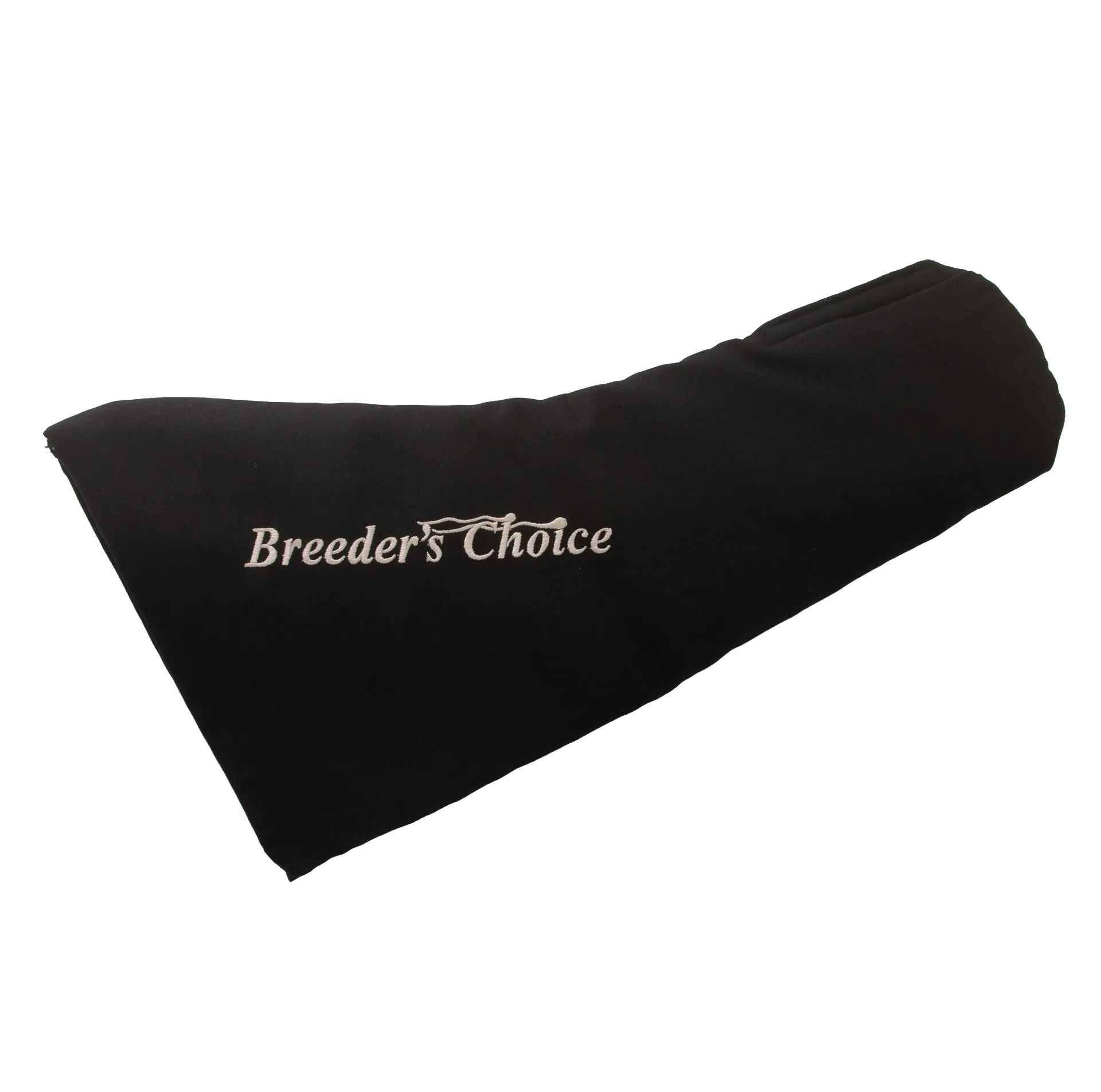 AV Bottle Cover BC large,"Black fabric bottle cover with white embroidered logo"