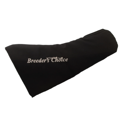 AV Bottle Cover BC large,"Black fabric bottle cover with white embroidered logo"