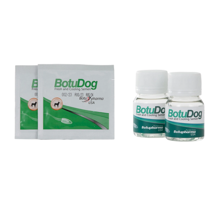 BotuDog,"Two sachets and two small capped vials"