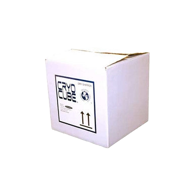 CryoCube,"White cardboard box with front label"