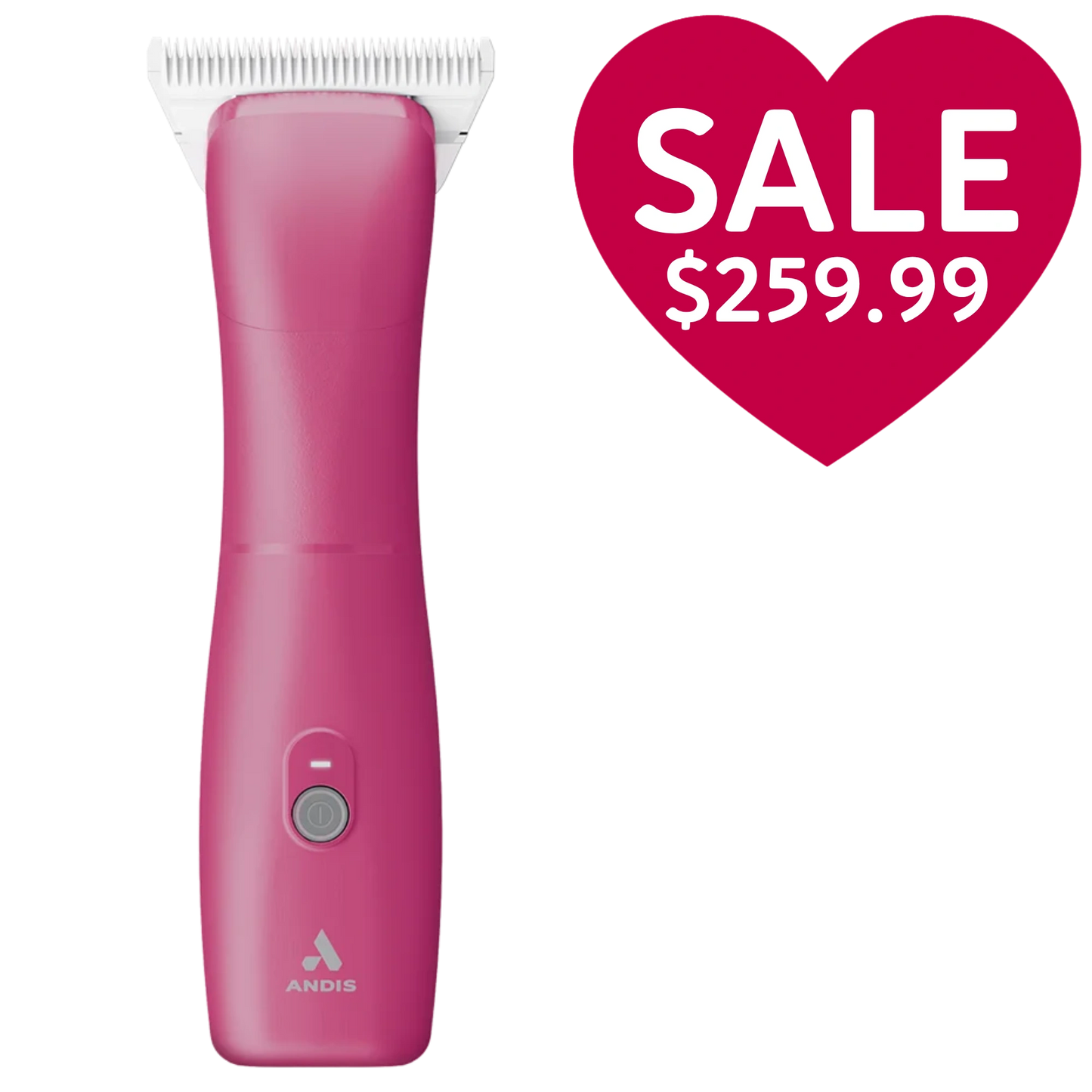 Emerge Clipper Pink with Wide 30 Blade by Andis