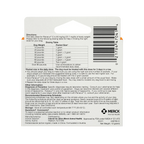 Panacur® C Canine Dewormer,"Back of packet with dosing table and barcode"