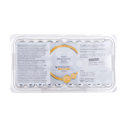 RHINOMUNE®,"Clear plastic tray with multiple vials and front label insert"