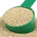 Summer Eczema,"Green scoop filled with fine beige granules"