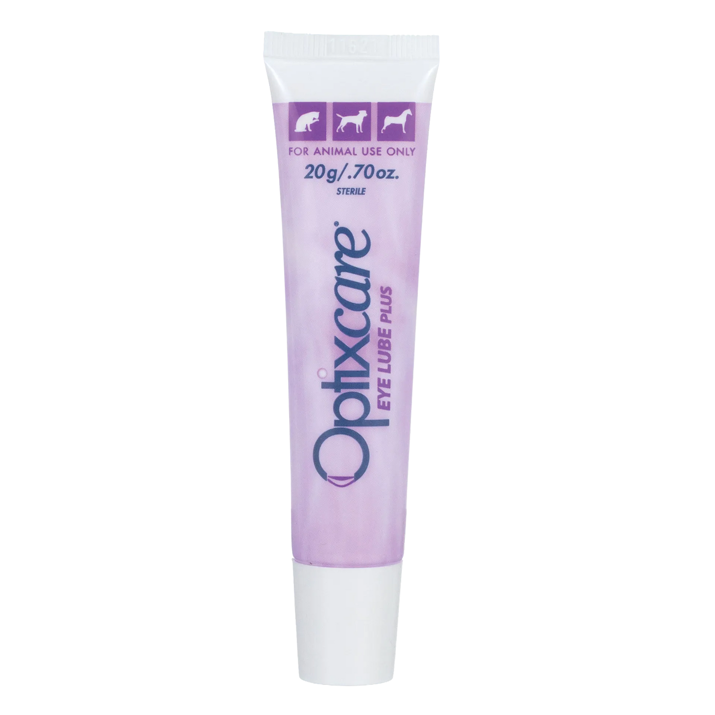 OptixCare® Eye Lube Plus for Dogs, Cats, and Horses,"Purple squeeze tube with white cap"