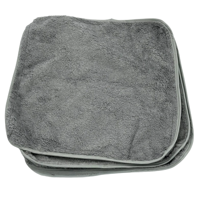 Puppywarmer Fleece Inserts,"Stack of gray fleece insert pads"
