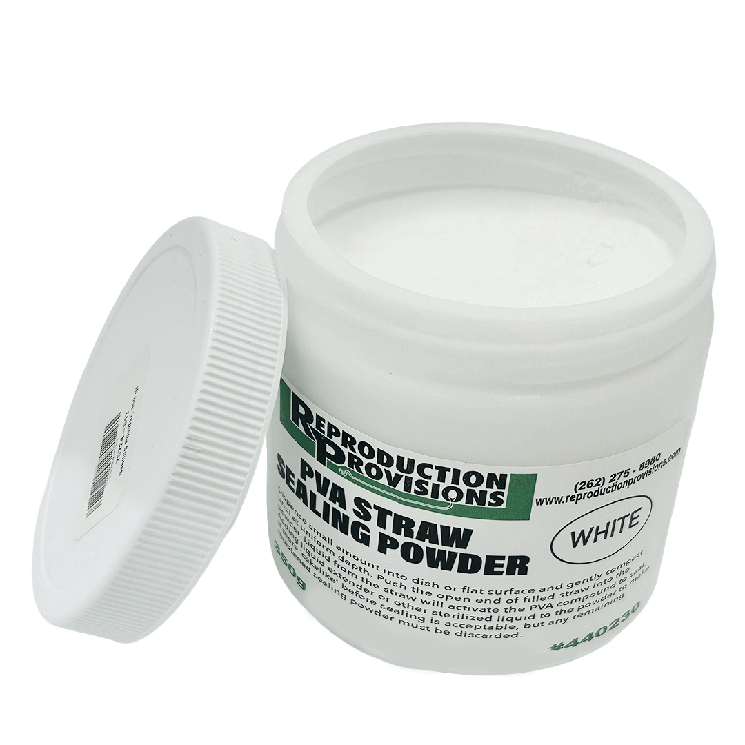 PVC Straw Sealing Powder, White