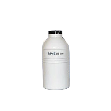 MVE  SC 4/2 V - Vapor Shipper,"White cylindrical dewar with black cap"