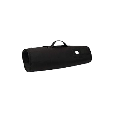 Neoprene AV Cover,"Black cylindrical neoprene cover with handle"