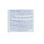 Tek-Trol® Disinfectant,"Close-up of bottle back label with directions"