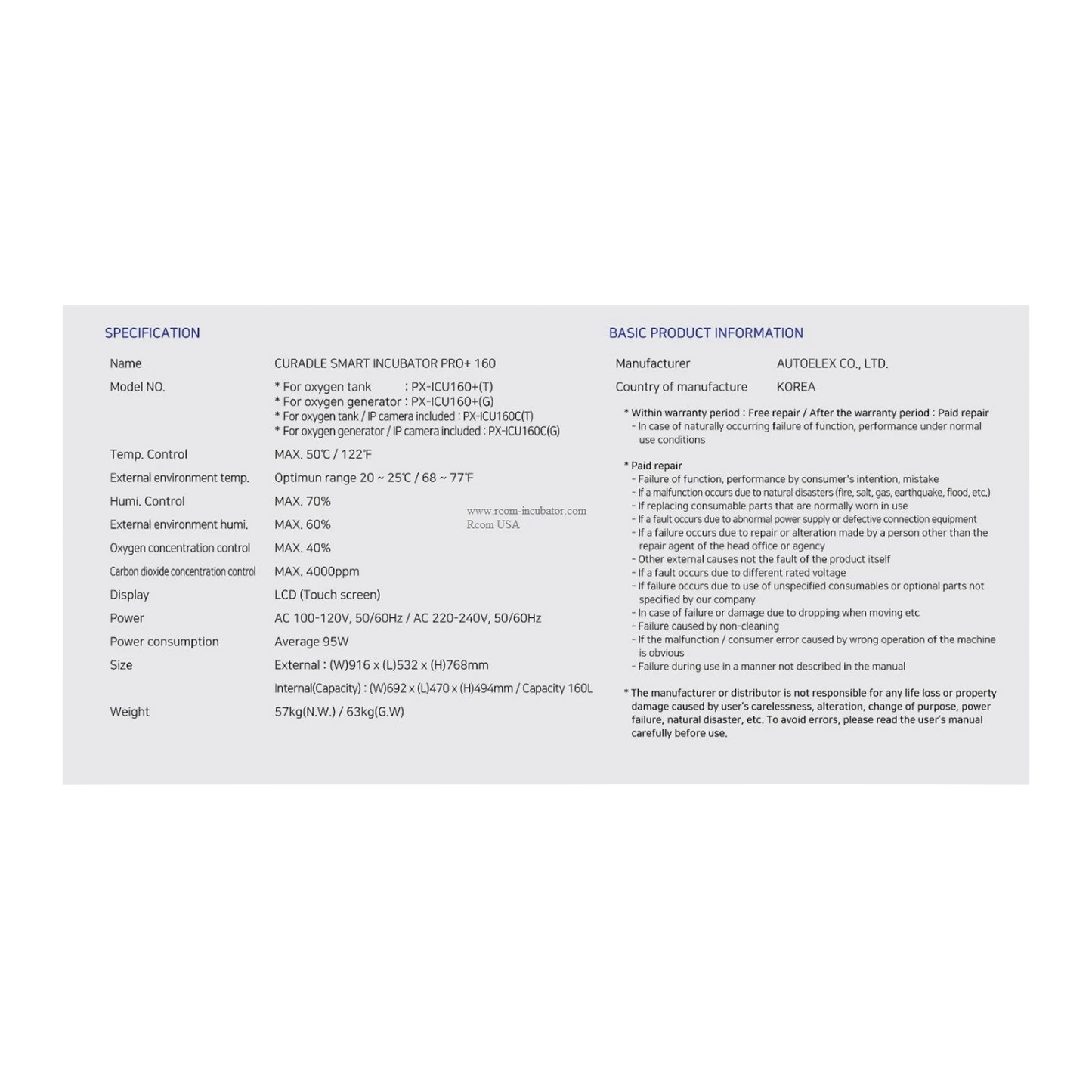 ICU 160 V2 by Rcom USA