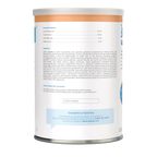 KMR®,"Back view of cylindrical can with nutrition label"