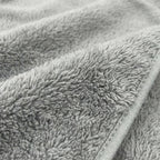 Puppywarmer Fleece Inserts,"Gray fleece fabric close-up with stitched edge"
