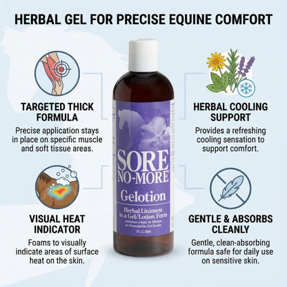 Sore No-More® Classic Gelotion,"Brown bottle with white cap and purple front label"