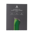 Andis® UltraEdge® Pro Clip AGC Super 2 Animal Clipper,"Black product box with green clipper image"