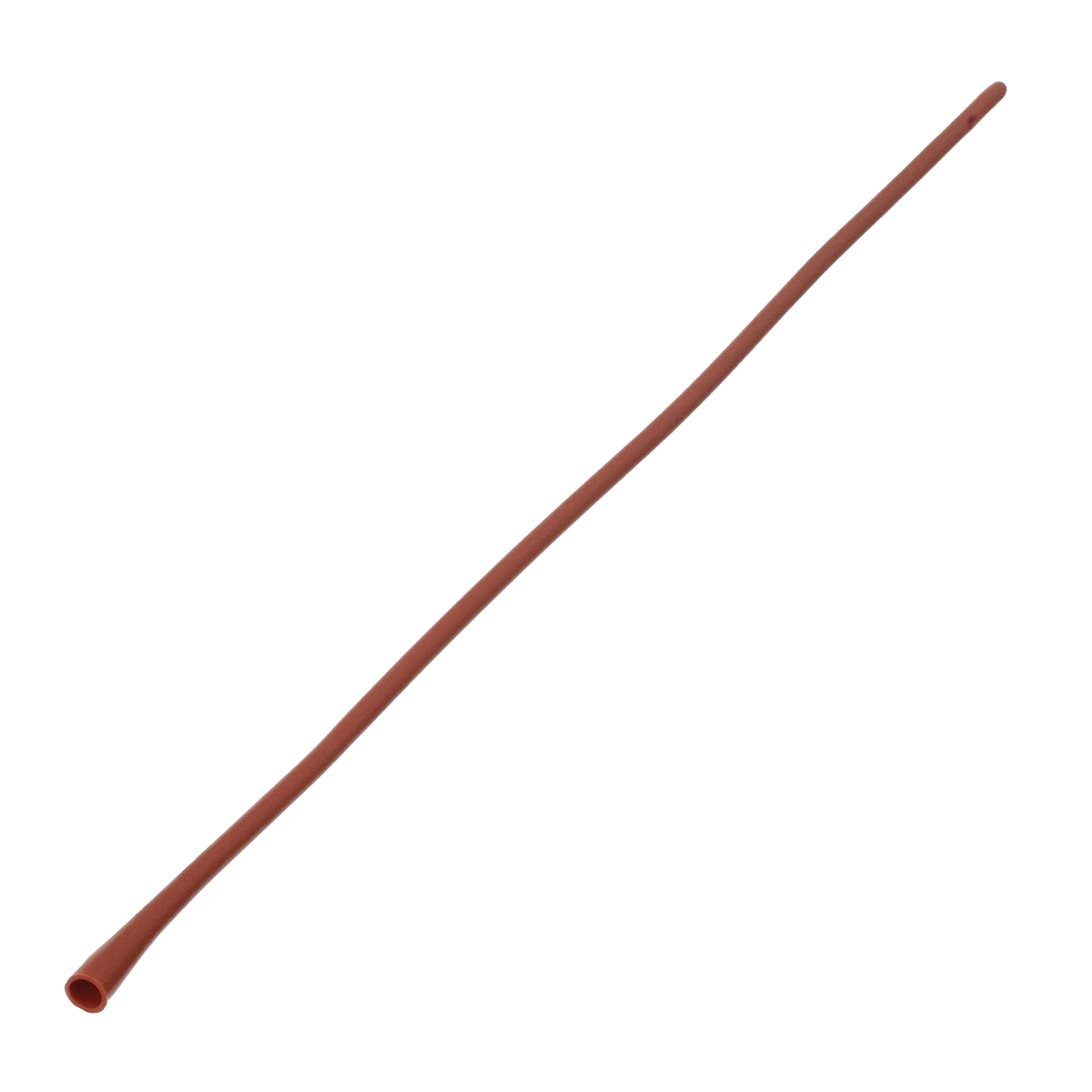 Sterile Feeding Tubes,"Single brown feeding tube shown diagonally"