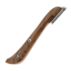Aaronco Extra Fine Stripping Knife,"Wood-handled stripping knife with fine metal teeth"