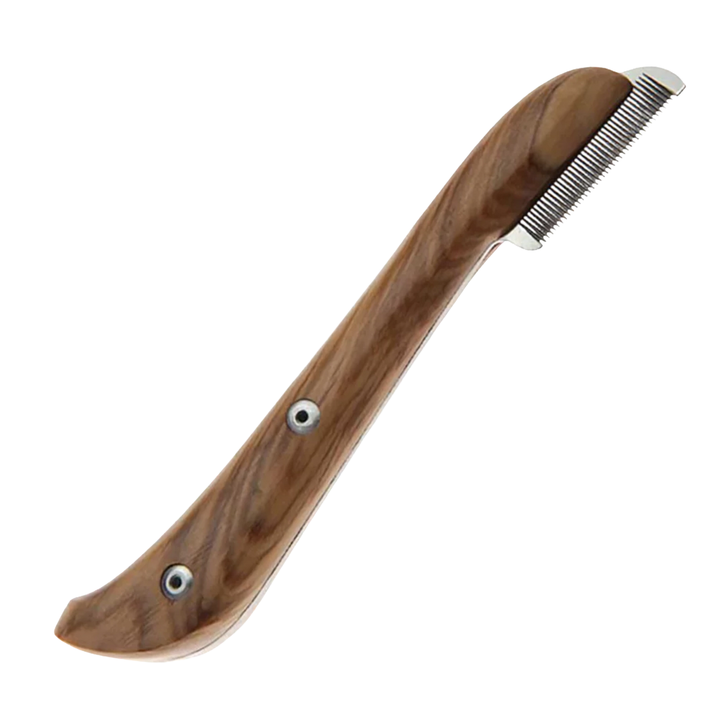 Aaronco Extra Fine Stripping Knife,"Wood-handled stripping knife with fine metal teeth"