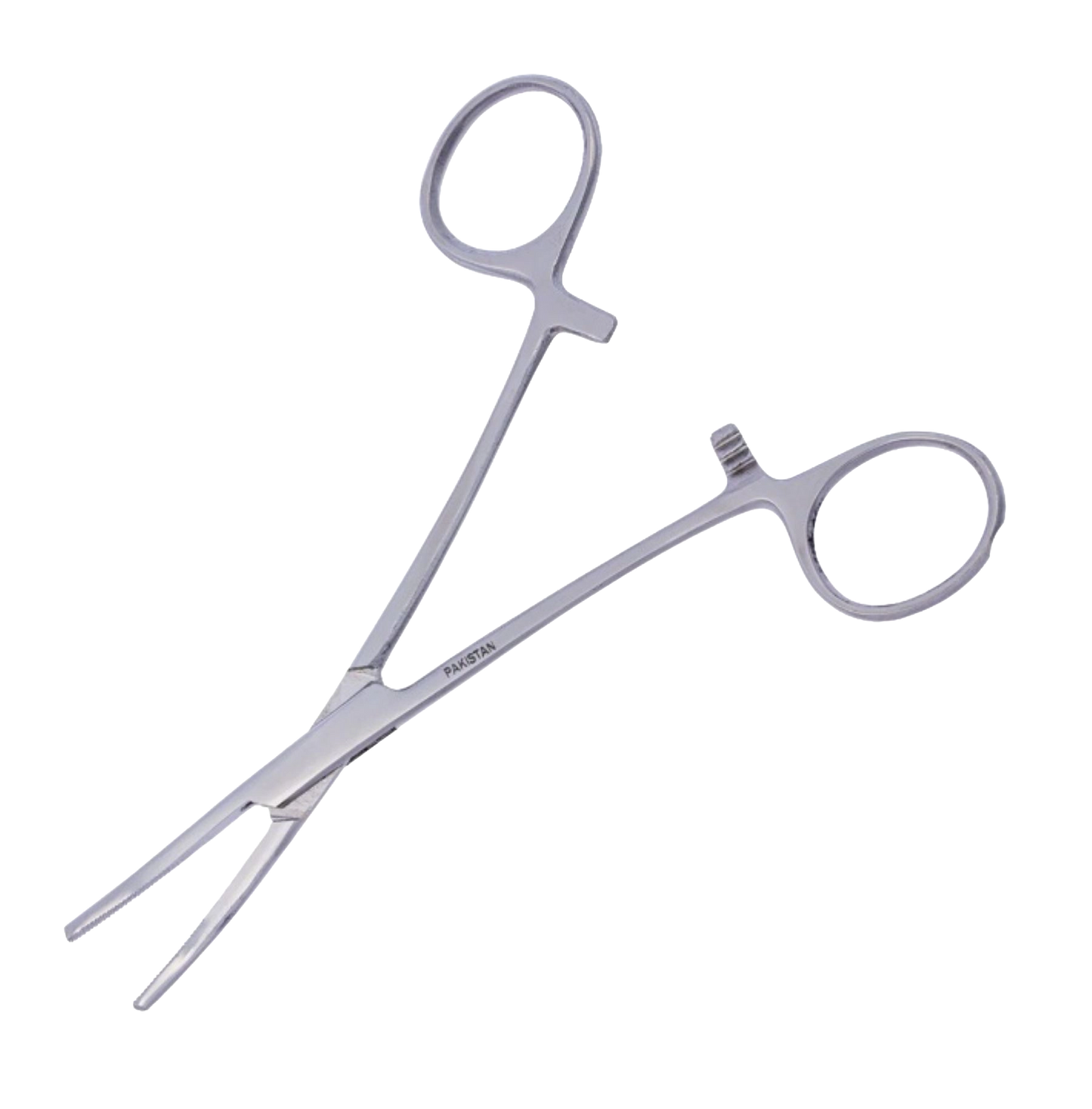 "Aaronco 5.5"" Lockable Hemostat","Metal hemostat with ring handles and locking ratchet"