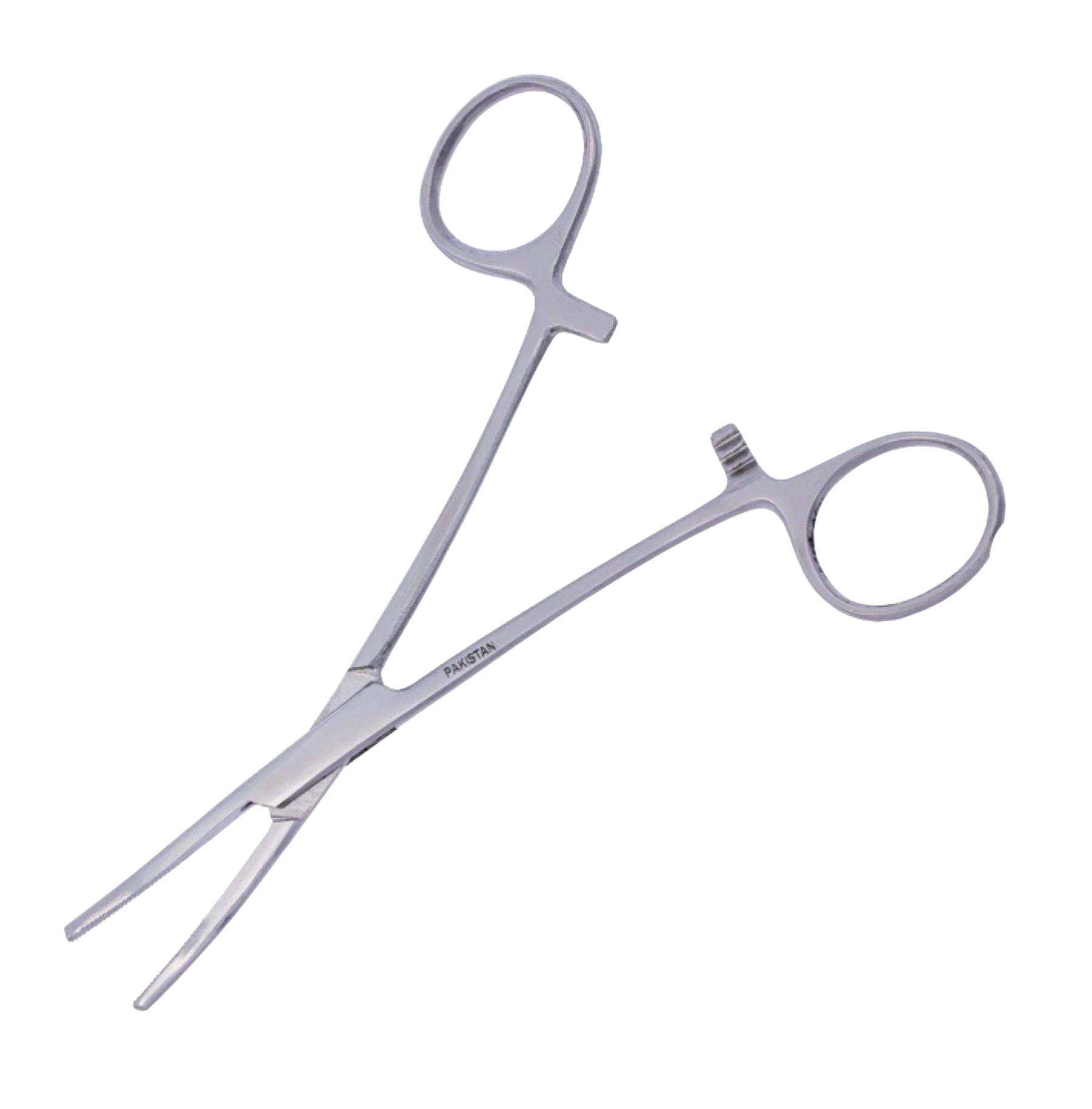 "Aaronco 5.5"" Lockable Hemostat","Metal hemostat with ring handles and locking ratchet"