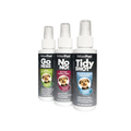 3-Spray Training and Cleaning Kit,"Three spray bottles with clear caps"