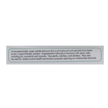 X-Ceed Non-Spermicidal Lubricant,"Close-up of side panel on product box"