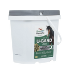 U-Gard® Pellets for Horses,"White plastic bucket with gray lid and handle"