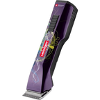 Purple Saphir Cordless Clipper Two Batteries by Heiniger and FREE Blade,"Purple cordless clipper with silver blade"