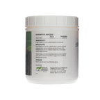 Elevate Maintenance Powder,"White plastic tub showing back label"