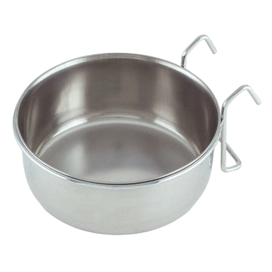 Coop Cups with Wire Hanger,"Metal cup with two wire hanger hooks"