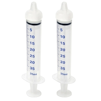 Puppywamer Latchons Syringe Nipple Feeders,"Two clear syringe nipple feeders"