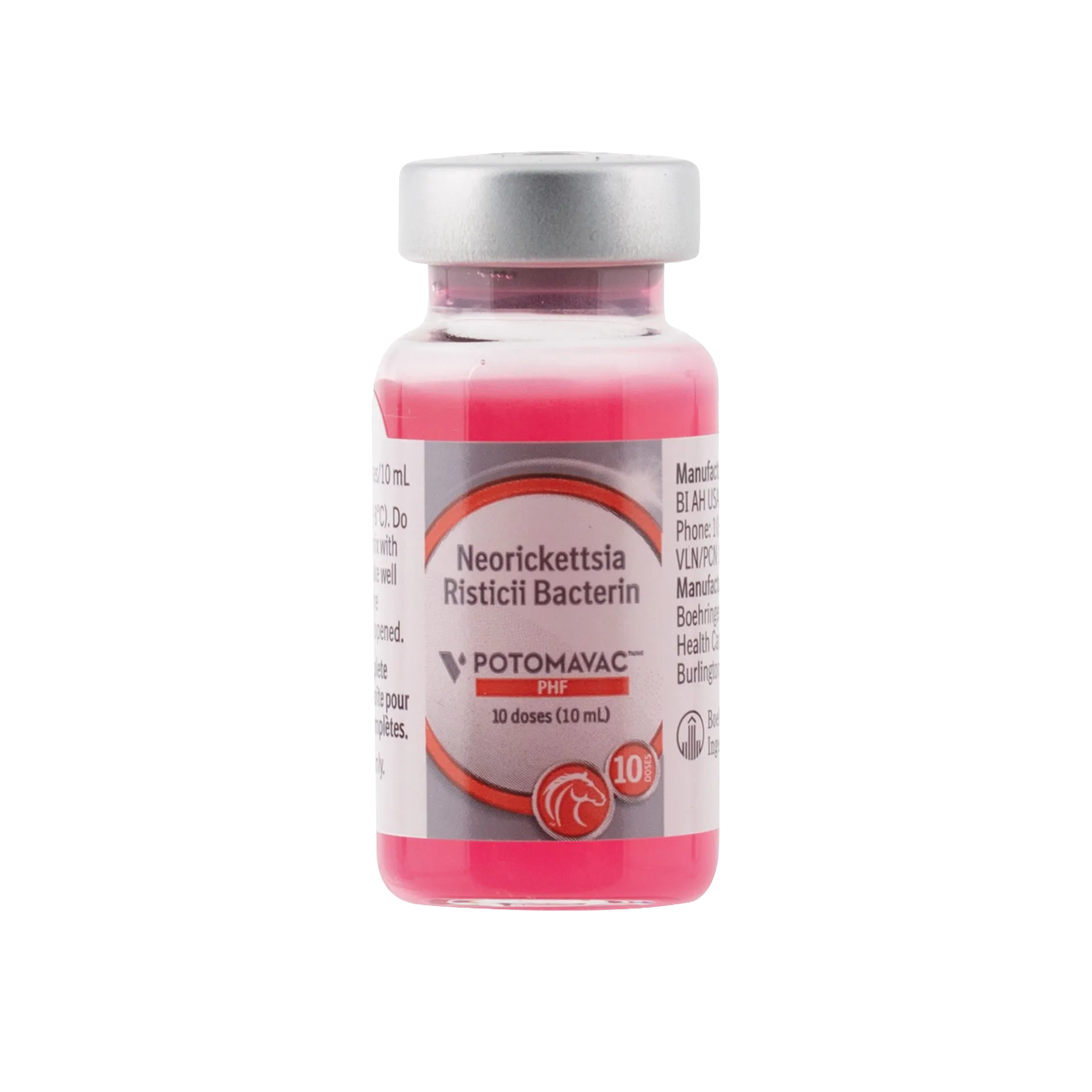 Potomavac™,"Small vial with pink liquid and silver cap"