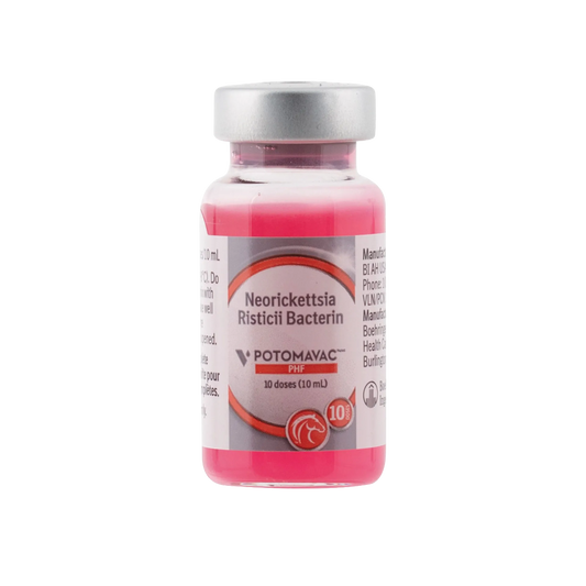 Potomavac™,"Small vial with pink liquid and silver cap"