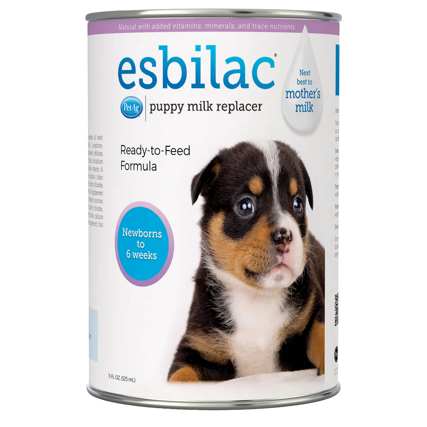Esbilac® Puppy Milk Replacer,"Can with puppy image on front label"