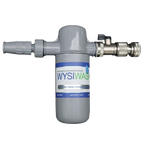Wysiwash® Sanitizing System,"Gray hose-end dispenser with cylindrical bottle"