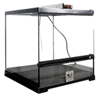 Puppywarmer® Puppy Incubator,"Glass-front incubator with digital control display"