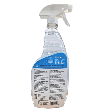 Daily Multipurpose Disinfectant by Shield,"Clear trigger spray bottle with blue front label"