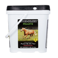 Acti-Flex Pellets for Horses,"White bucket with black lid and front horse label"