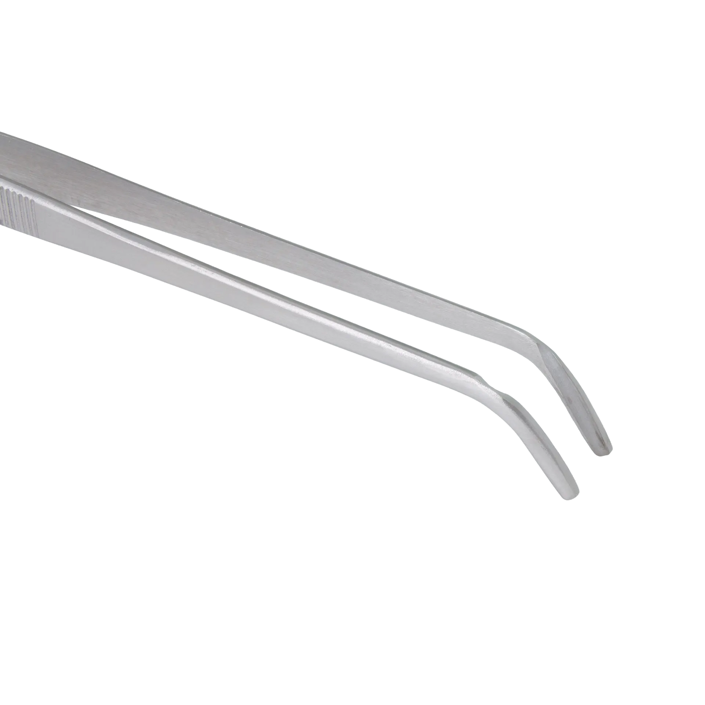 Straw Tweezer, Metal 12","Metal tweezer with angled tips"