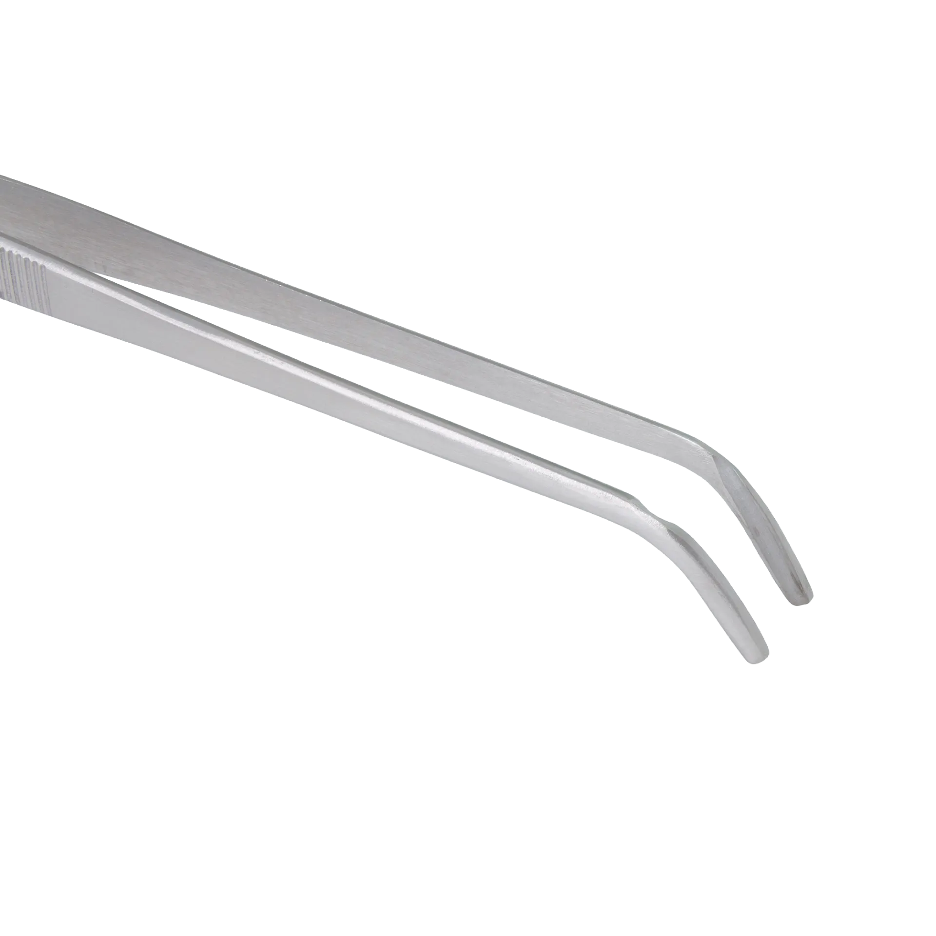 Straw Tweezer, Metal 12","Metal tweezer with angled tips"