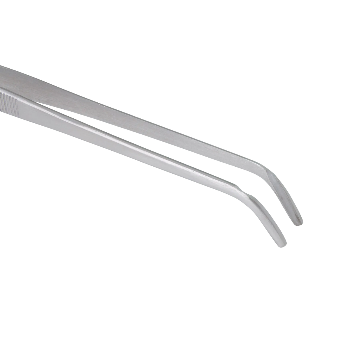 Straw Tweezer, Metal 12","Metal tweezer with angled tips"
