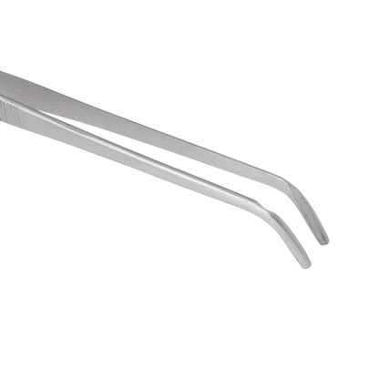 Straw Tweezer, Metal 12","Metal tweezer with angled tips"