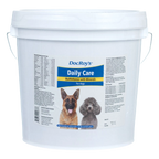 Doc Roy's® Daily Care Canine,"White plastic bucket with handle and dog label"
