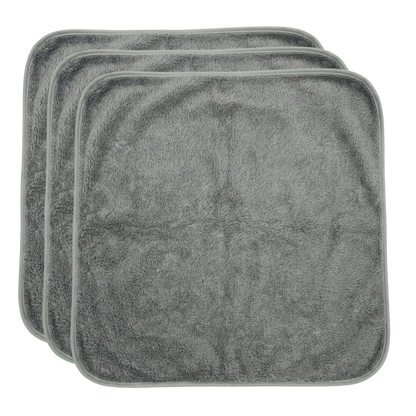 Puppywarmer Fleece Inserts,"Stack of three gray fleece pad inserts"